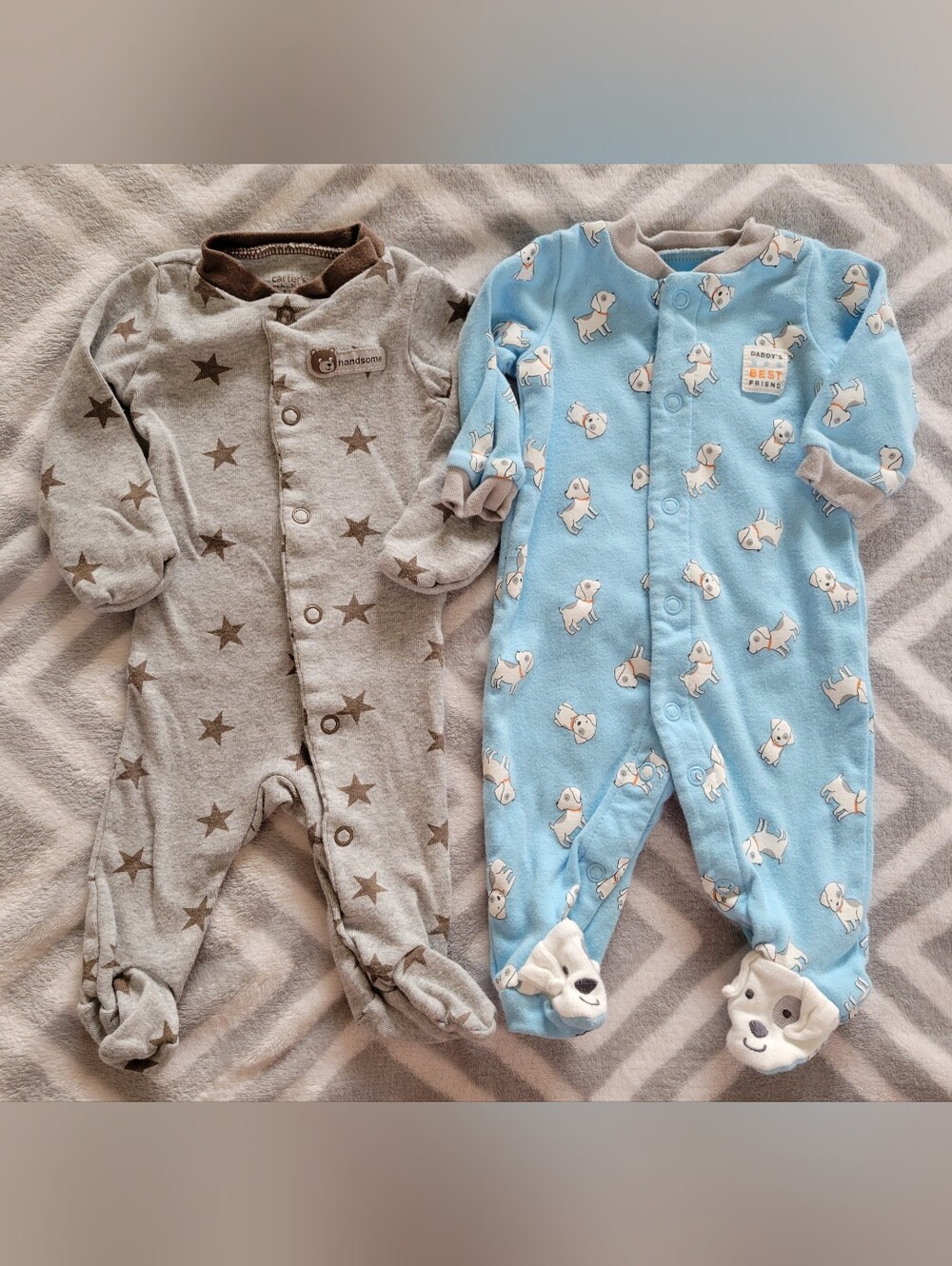 Baby boys size newborn sleepers bundle